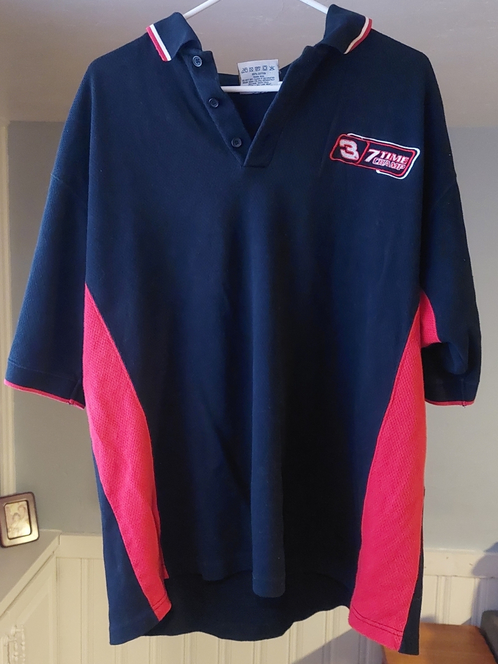 Vintage Dale Earnhardt Winner's Circle XXL Polo Signed Sleeve Facsimile
